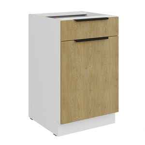 Dolná kuchynská skrinka Carminia 50 D 1F 1S BB PREMIUM BOX (dub cremona + biela)
