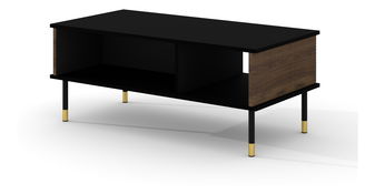 Stolić za kavu Sherlock (crna + hrast  catania + zlatna)