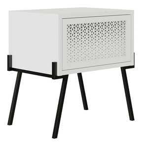 Éjjeliszekrény Naila (fehér)