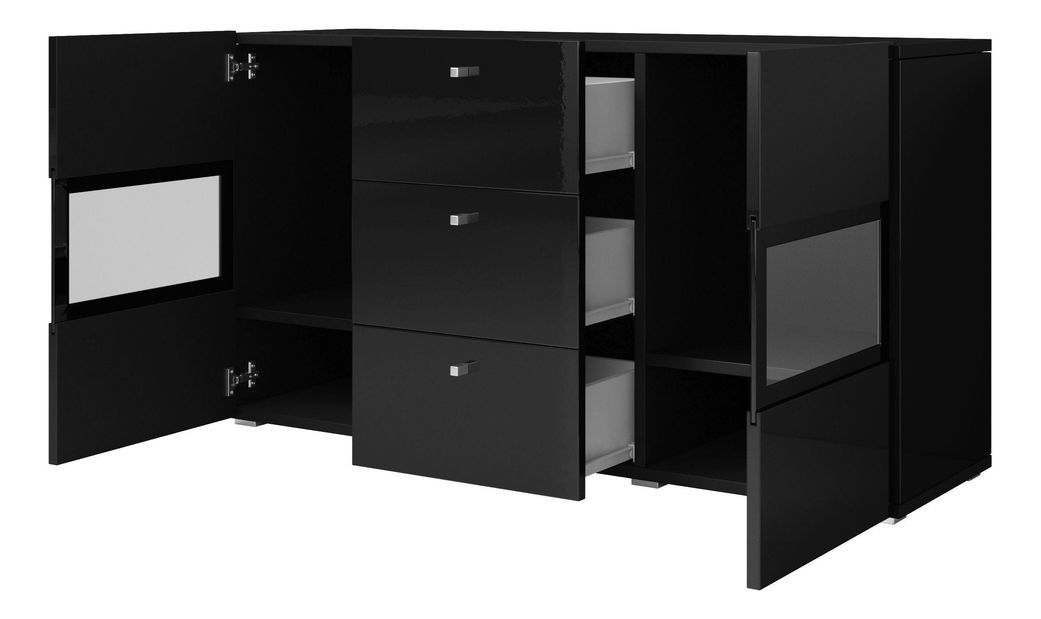 Vitrin Alease Typ 26 (fekete + fényes fekete)