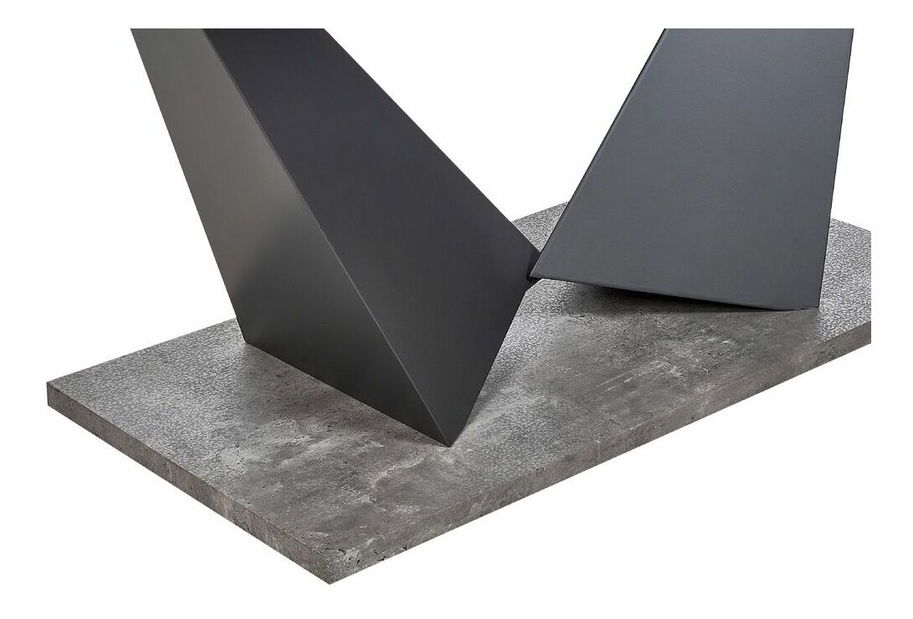 Masă de sufragerie Ask (gri) (pentru 8 și mai multe persoane)