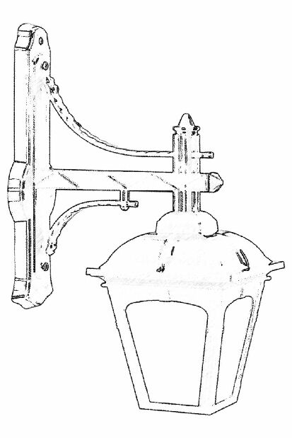 Vonkajšie nástenné svietidlo Barnaby (čierna)