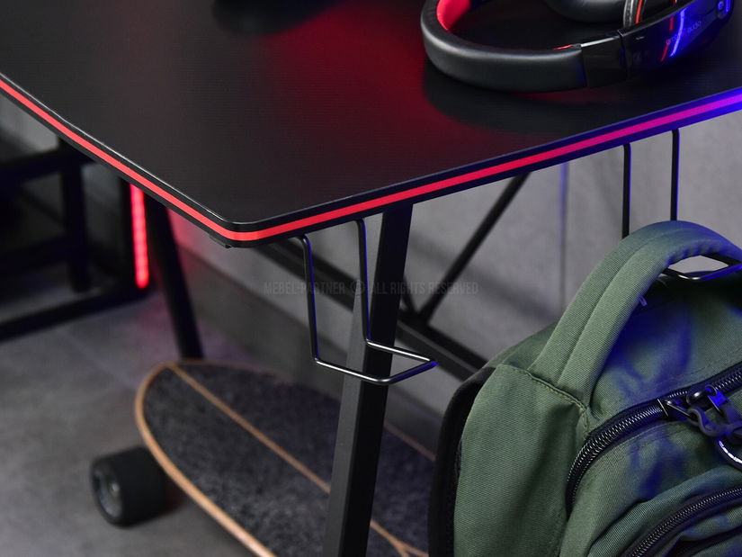 PC asztal Stigma (fekete)