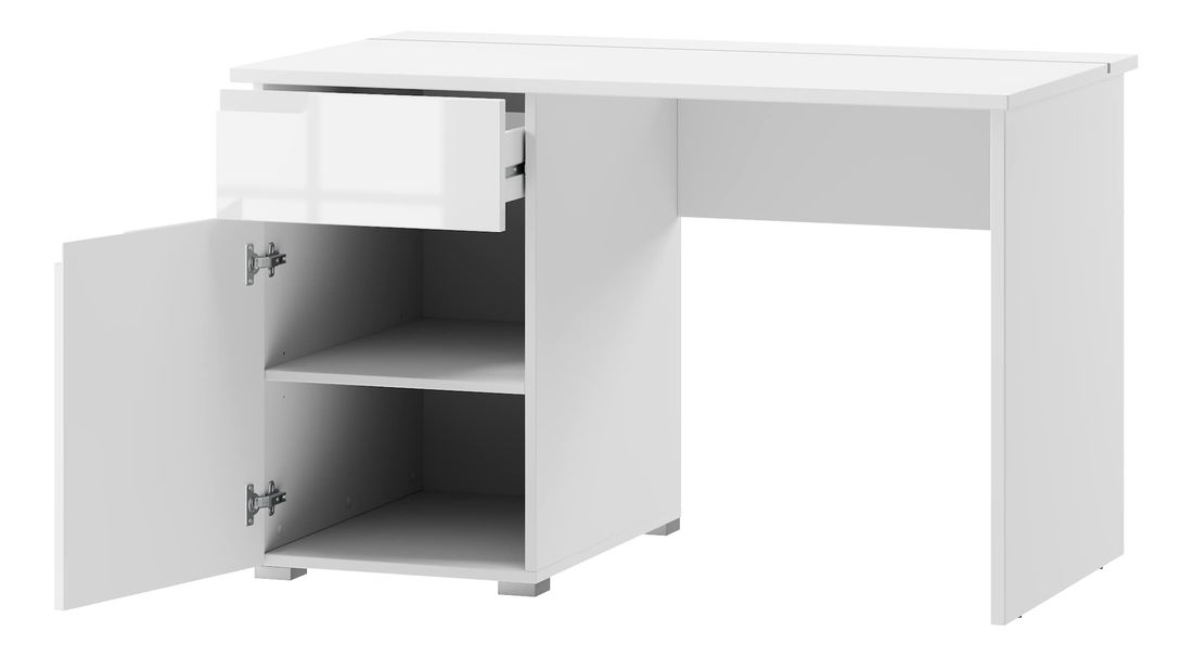 Masă PC Sallosa 14 (alb + alb lucios)