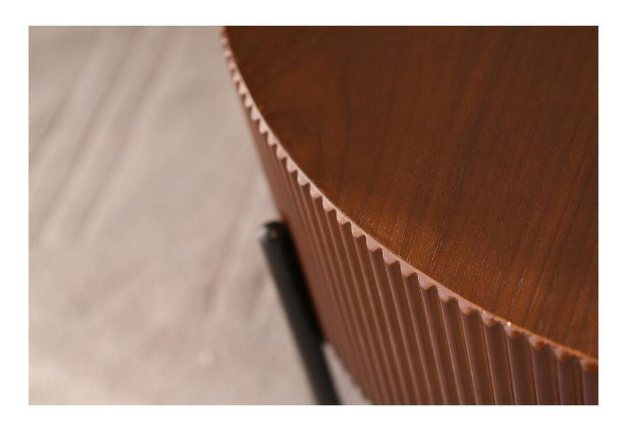 Konferenčný stolík Harrison (čierna + dub)