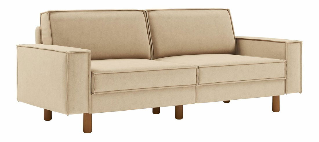 Pohovka trojsedačka Spary 3 (béžová + orech)