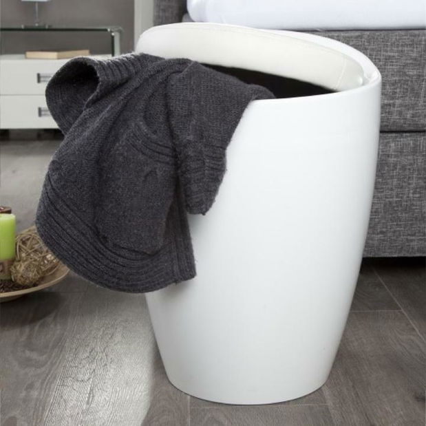 Taburet Gana Namaky Alb *vânzare stoc