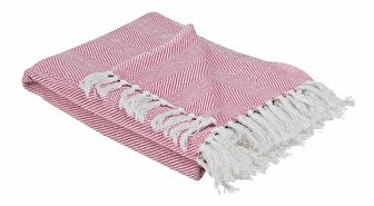 Pléd 160x130 cm TANAMI (textil) (rózsaszín)