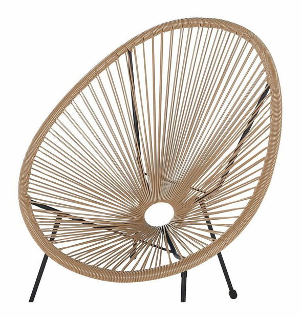 Záhradný ratanový set Alvarez (prírodná)