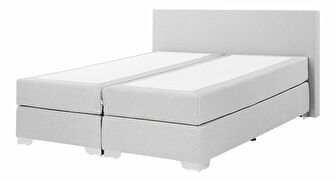 Bračni krevet Boxspring 160 cm PREMIER (s madracima) (svijetlo siva)