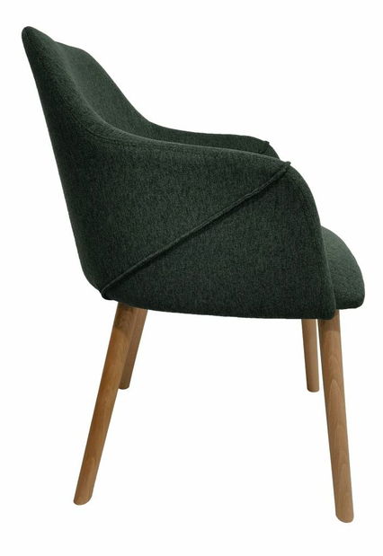 Relaxačné kreslo PETRAS (zelená + buk)