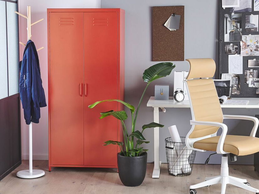 Policová skriňa VAROG (červená)