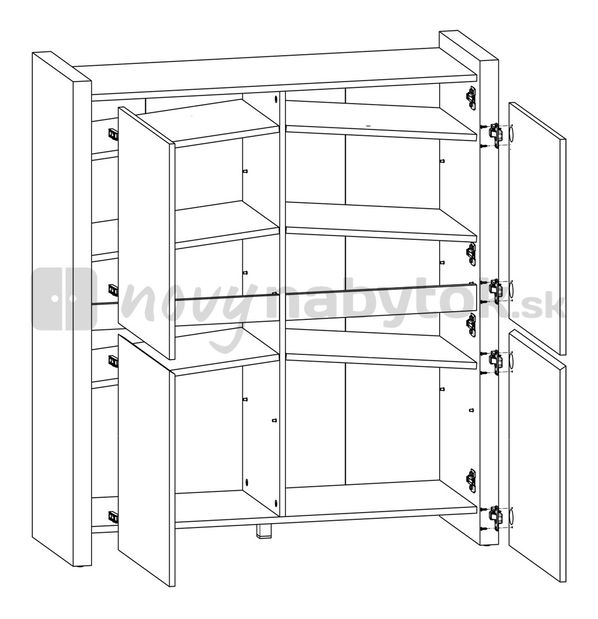 Skrinka BRW Venom Mix KOM4D