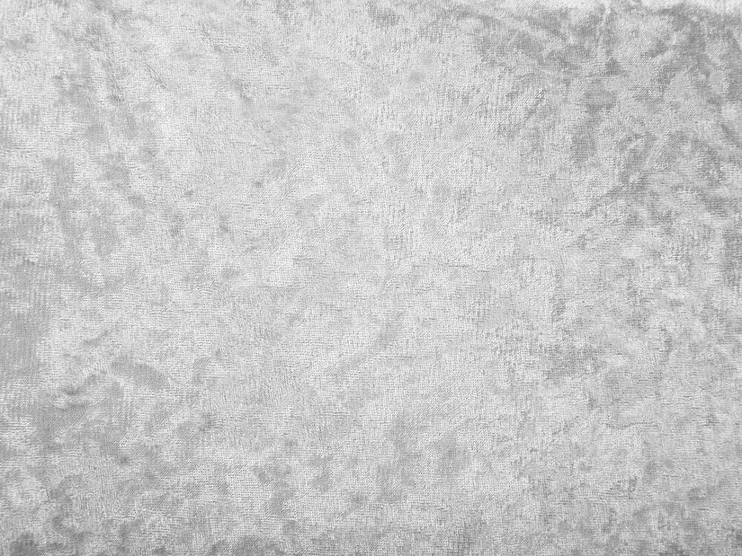 Vízágy 180 cm Anais (ezöst bársony) (ágyráccsal, matraccal)