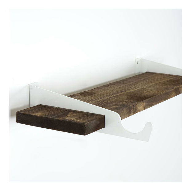 Dekoratívna nástenná polica Dupone 12 (orech) 