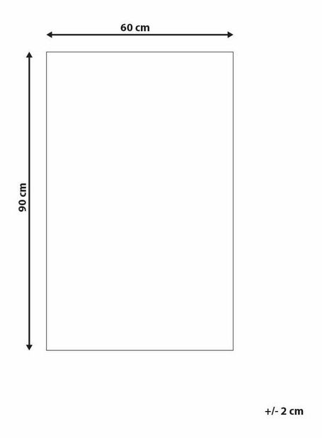 Covor 60x90 cm MAGNO (polipropilenă) (gri)