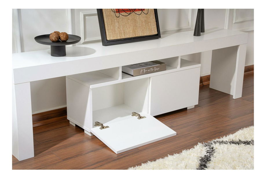 TV stolić/ormarić Endlava (prirodna bijela)