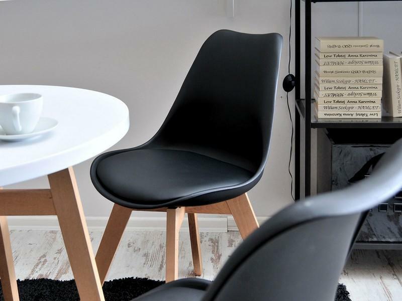 Stolica Large Wood (crna + bukva)