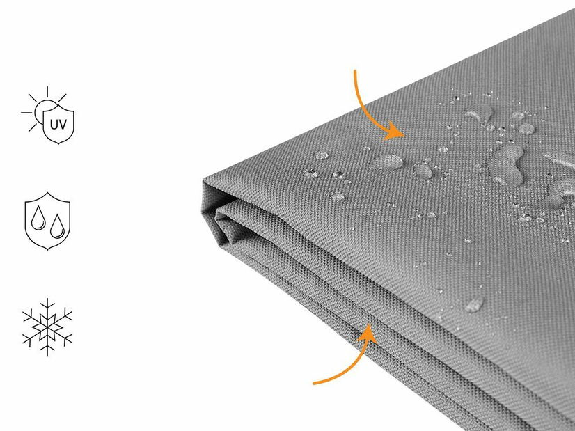 Prelată protecție TRATORIA, VINCENTE, PYRETUS (poliester) (gri)