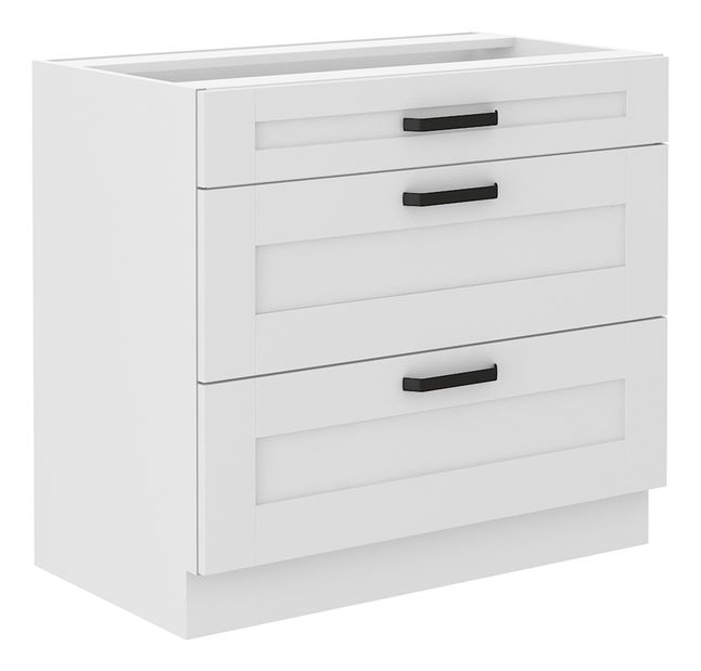 Donji ormarić Lesana 1 (bijela + hrast artisan) 80 D 3S BB 