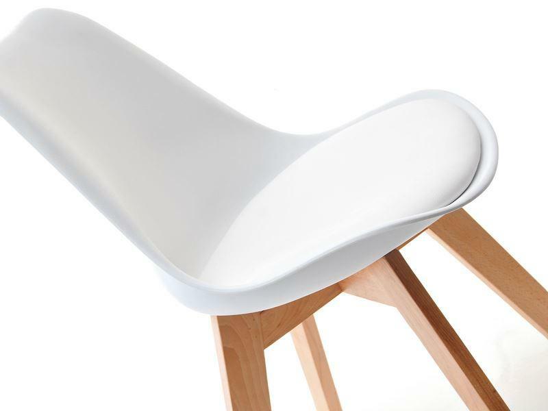 Stolica Large Wood (bijela + bukva)