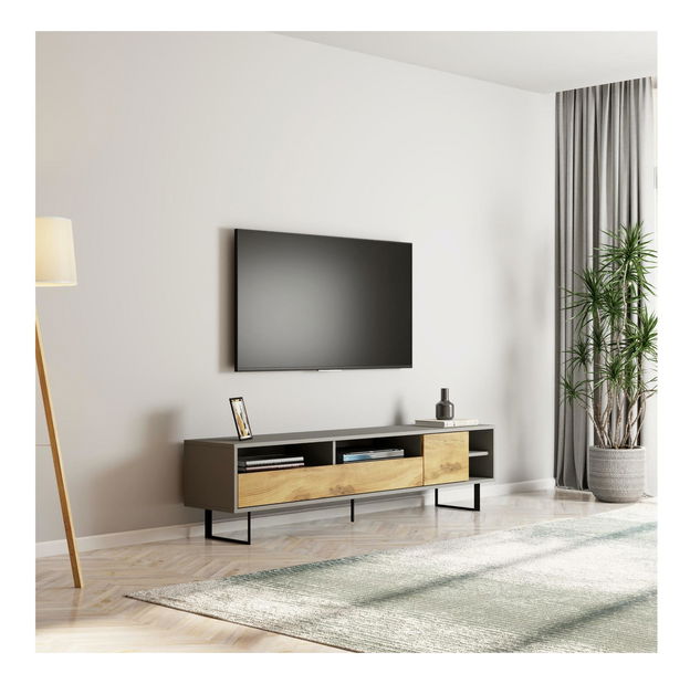 TV stolić/ormarić Lugar (sivi hrast)