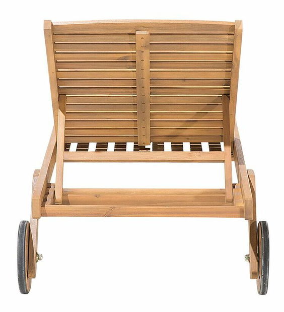 Záhradné lehátko Cessi (svetlé drevo)