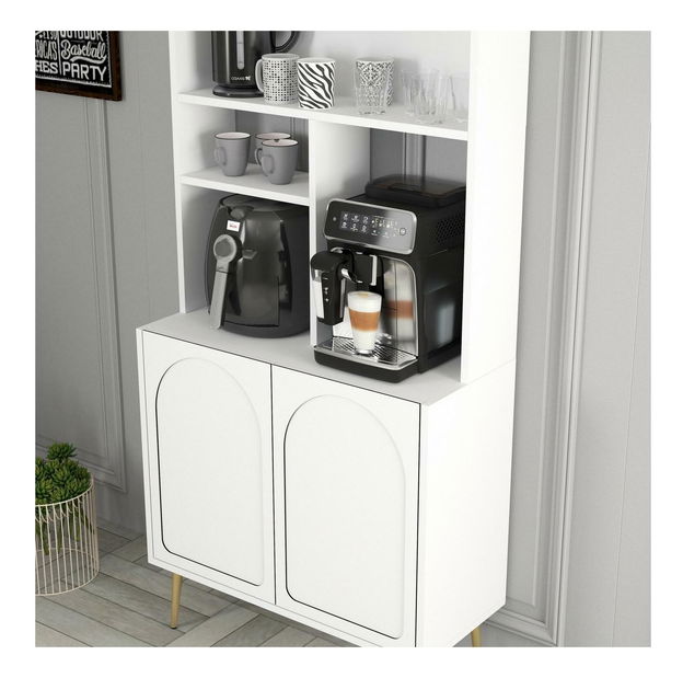 Bufet Lyantela 80 (alb + auriu)