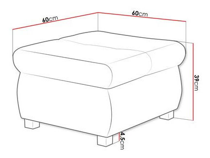 Tabure Hesron (crna + siva)