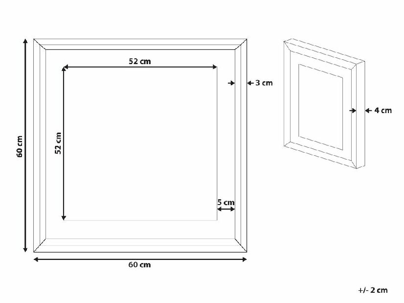Obraz 60x60 cm RAMBUK