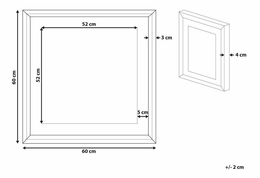 Obraz 60x60 cm RAMBUK