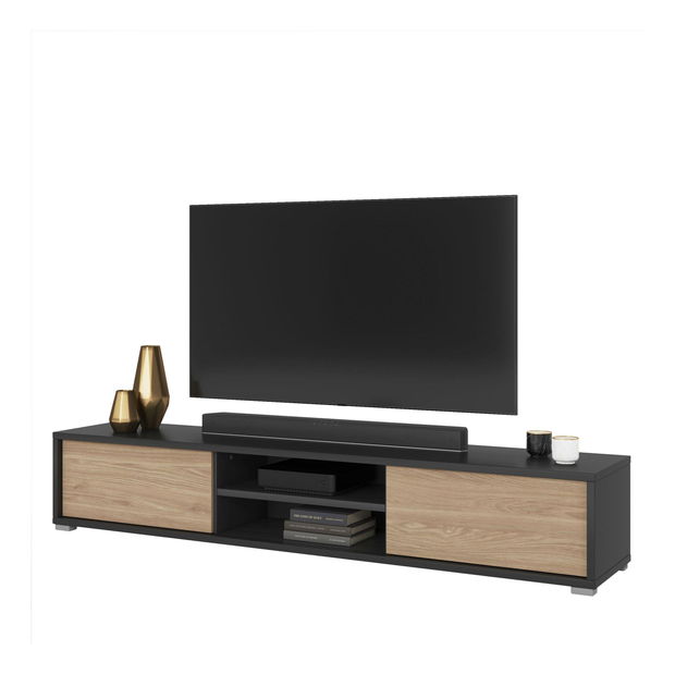 TV stolík Fiora 40 (antracit + dub olejovaný)