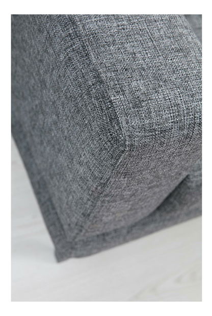 Kétszemélyes kanapé Noro (sötétszürke + fekete)