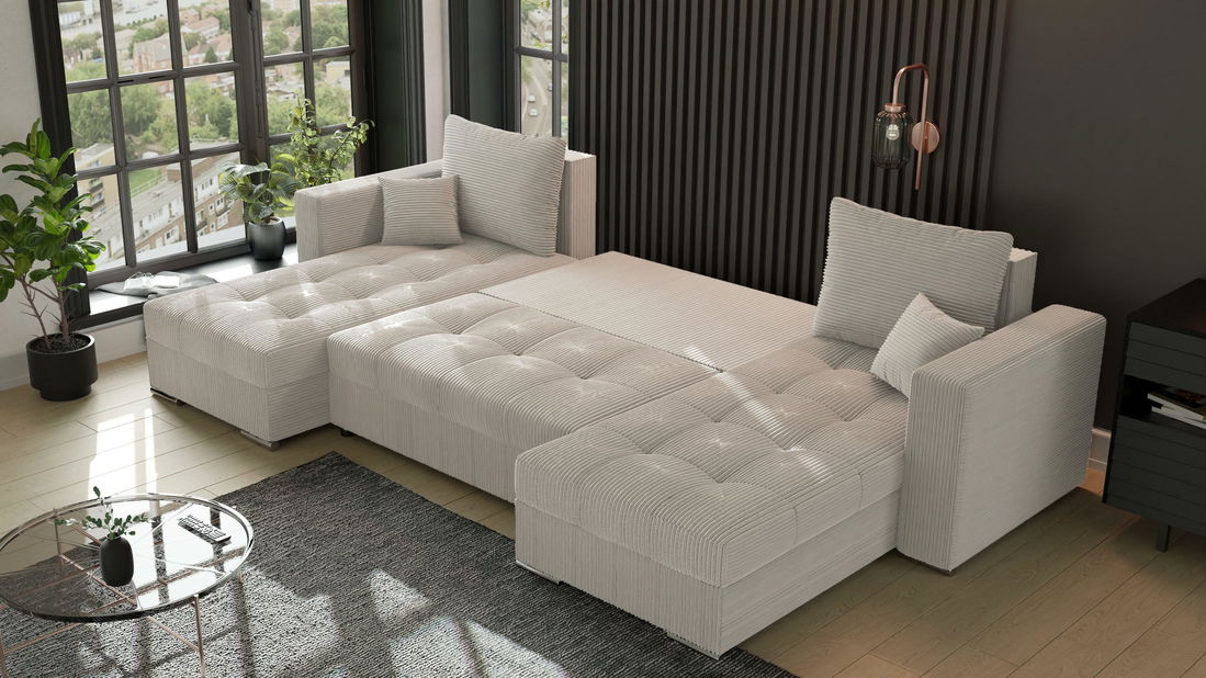 Rohová sedačka Josie U (béžová)