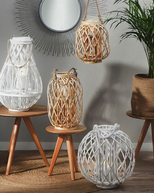 Lanterna MAURI 30 cm (metal) (svijetlo drvo)