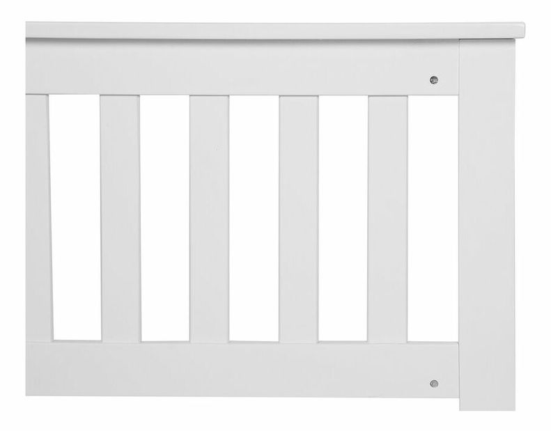 Manželská posteľ 160 cm MAYA (s roštom) (biela)