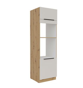 Potravinová kuchynská skrinka Sayla 60 DPM-210 2F (kašmír + dub artisan)