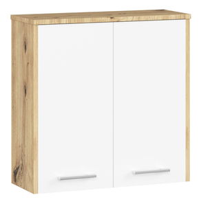 Dulap de baie suspendat Farid TYP5 (Stejar artisan + Alb)