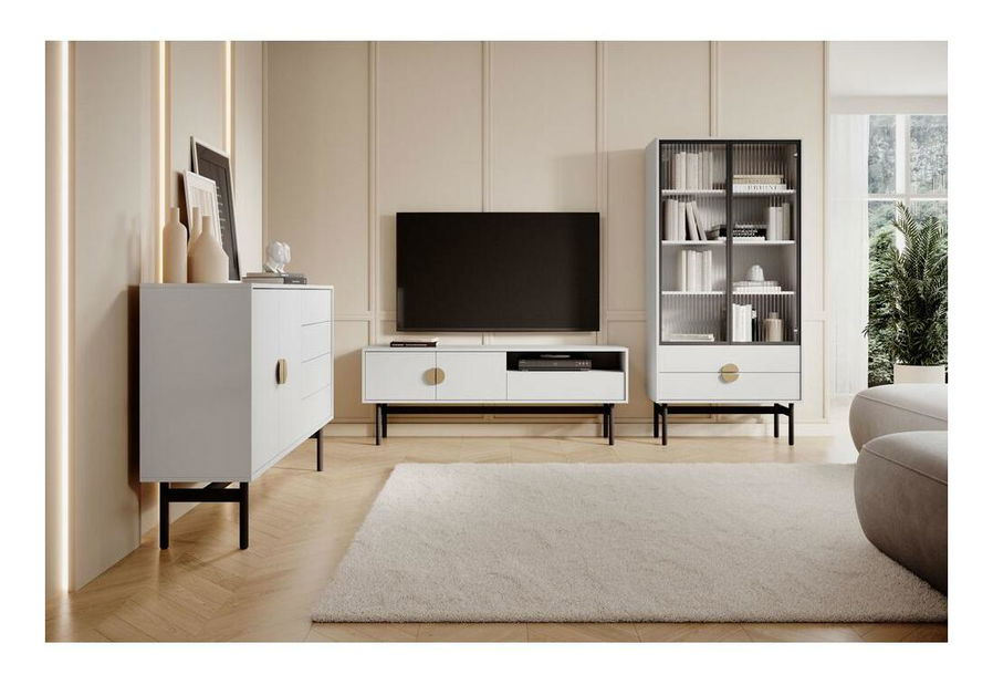 Vitrină Stellia S7 (alb)