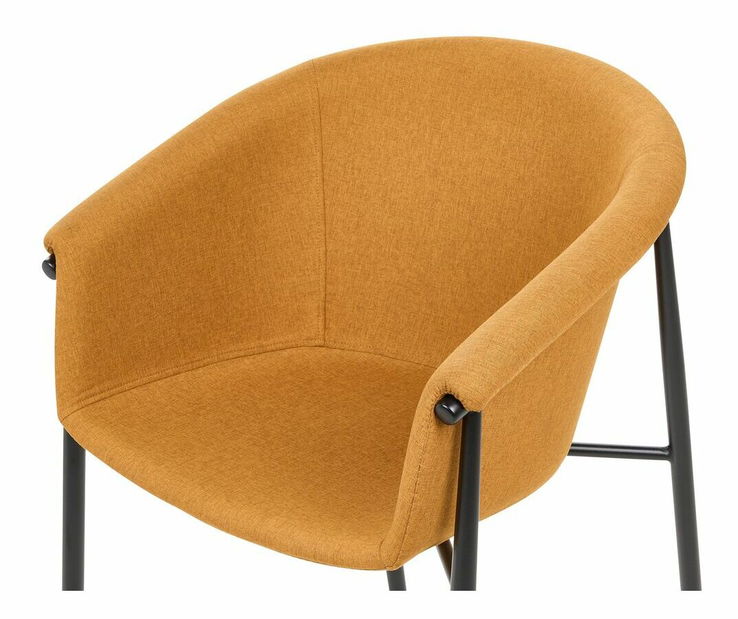 Set 2 ks jedálenských stoličiek Anja (oranžová)