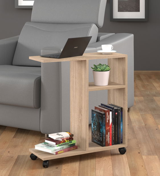 Măsuță pe roți Tros (stejar sonoma)