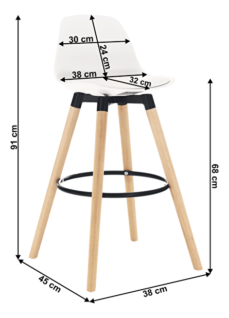 Scaun tip bar Evani