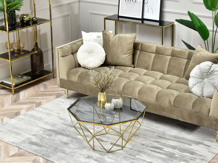 Stolić za kavu Maltez (zlatna)