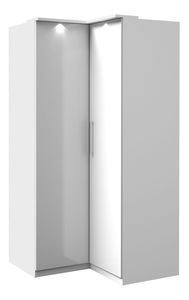 Dulap dulap colț Centaury Tip 16 (alb + alb lucios)