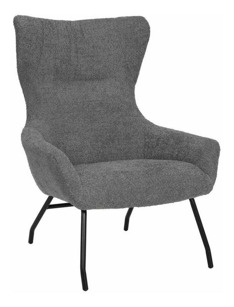 Fotel Supra (szürke + fekete) 