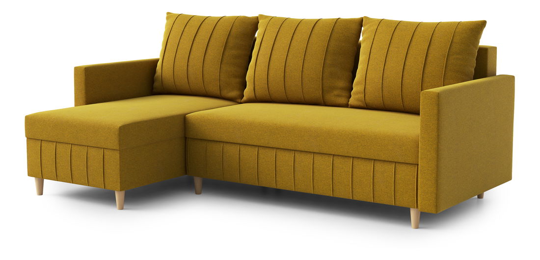 Sarokkanapé Filippo (B) (mustár)