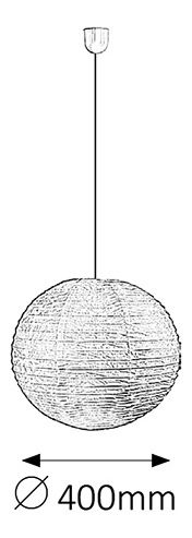 Dekoratív lámpa Rice 4898 (fehér)