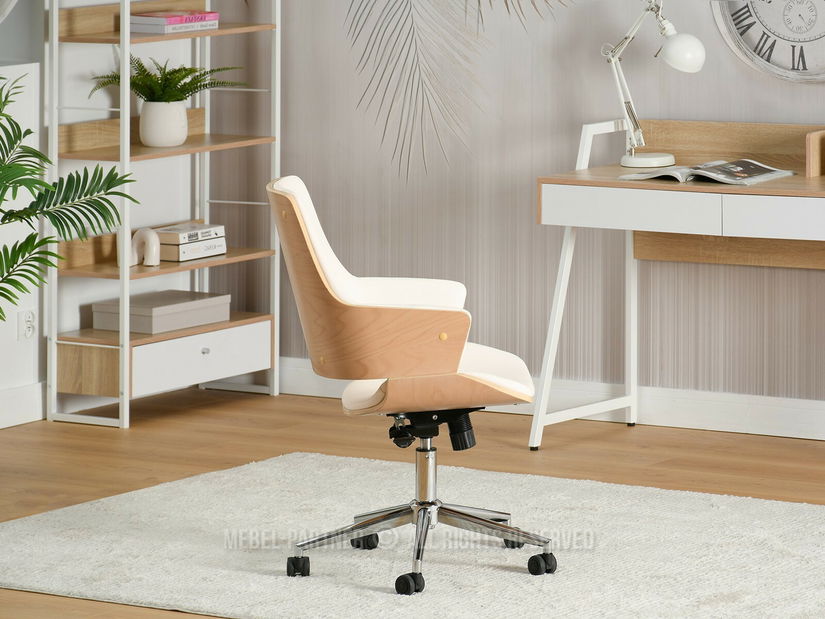 Stolička Oscaro (krémová + chrómová)