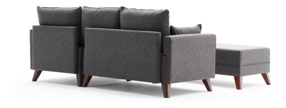 Széthúzható kanapé Bellina Mini (antracit) (J)