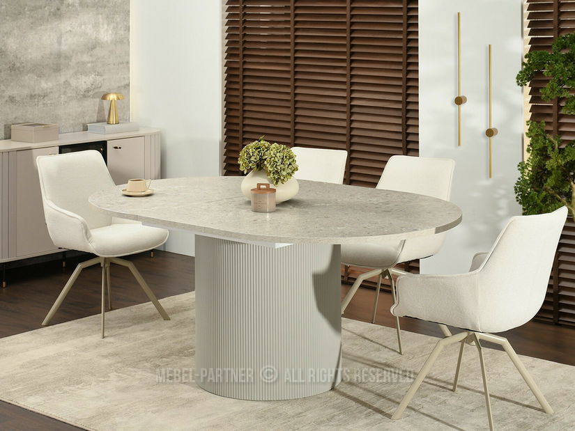 Masă sufragerie Podriamos (marmură + gri)